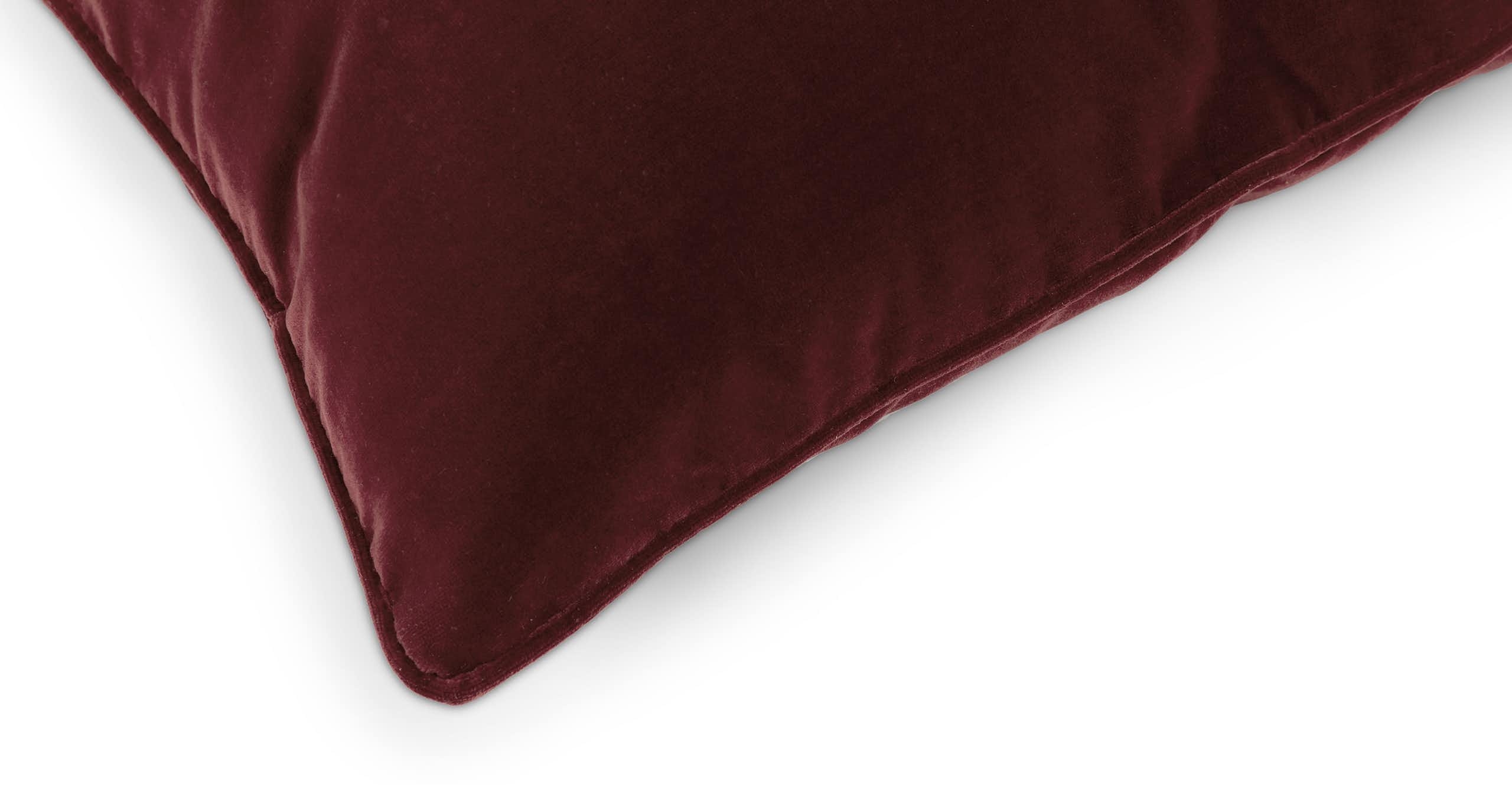 Lucca Garnet Red Pillow Set - Image 4
