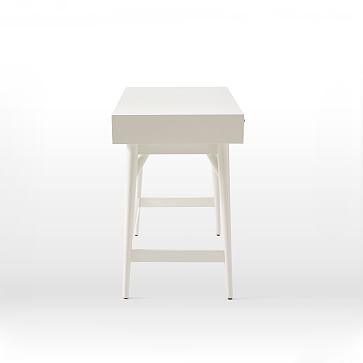 Mid Century Mini Desk, White - Image 2