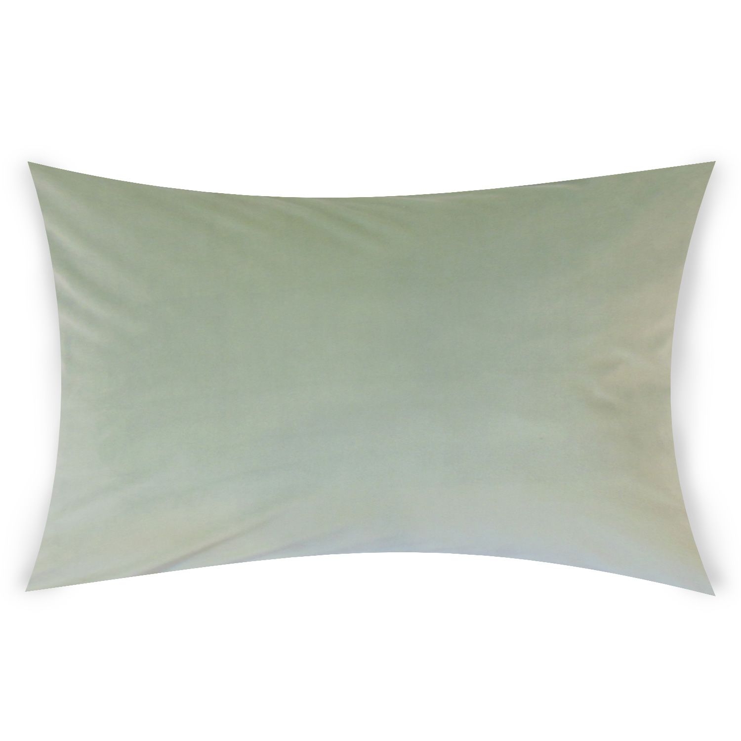 Classic Velvet Lumbar Pillow, Spa, 18" x 12" - Image 0