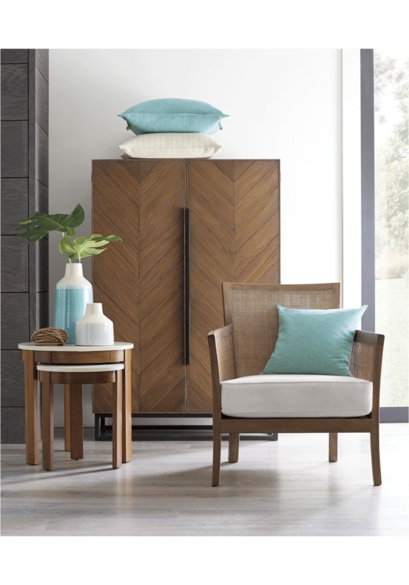 Blake Grey Wash Chair with Fabric Cushion - Image 12