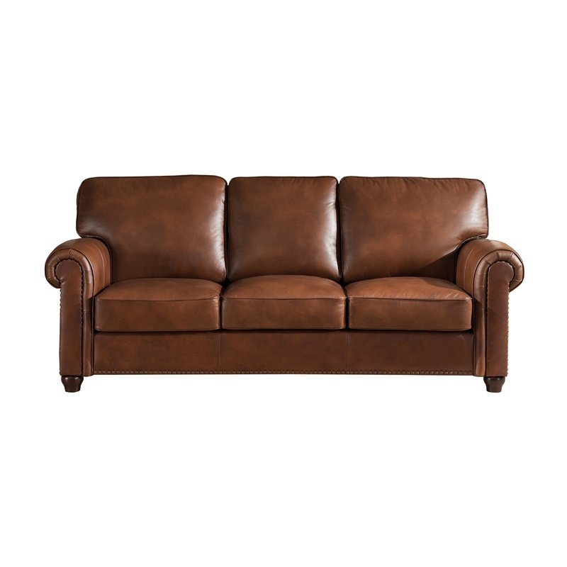 Darby Home Co Kiaan Craft Leather Sofa - Image 0