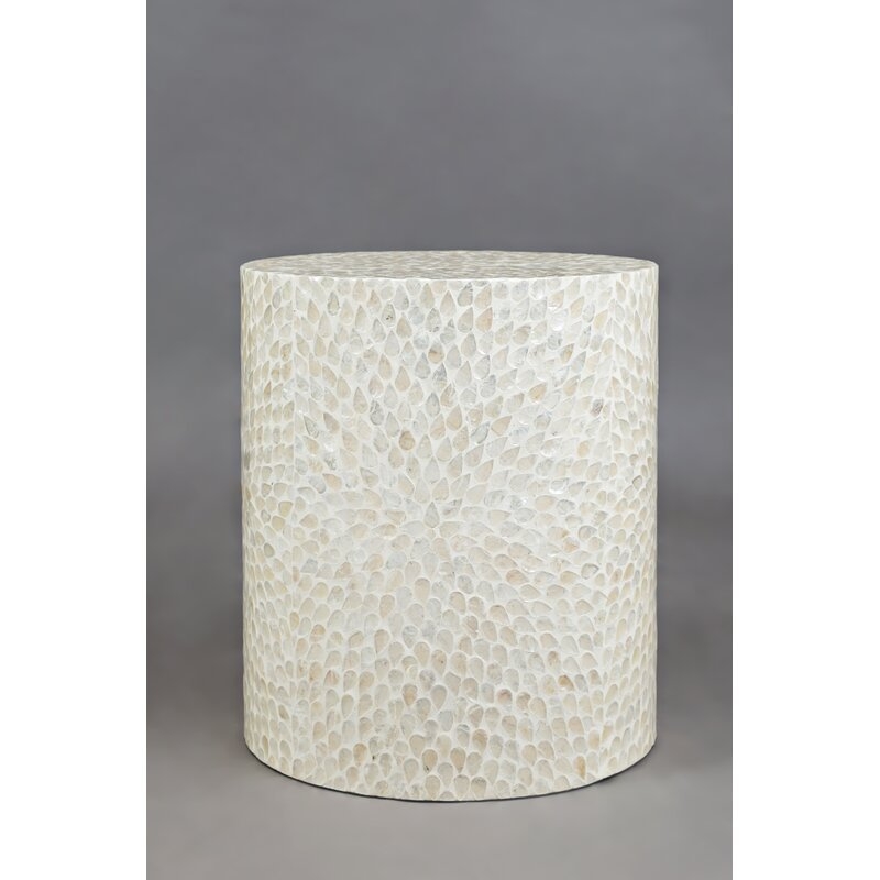 18'' Tall Drum End Table - Image 0