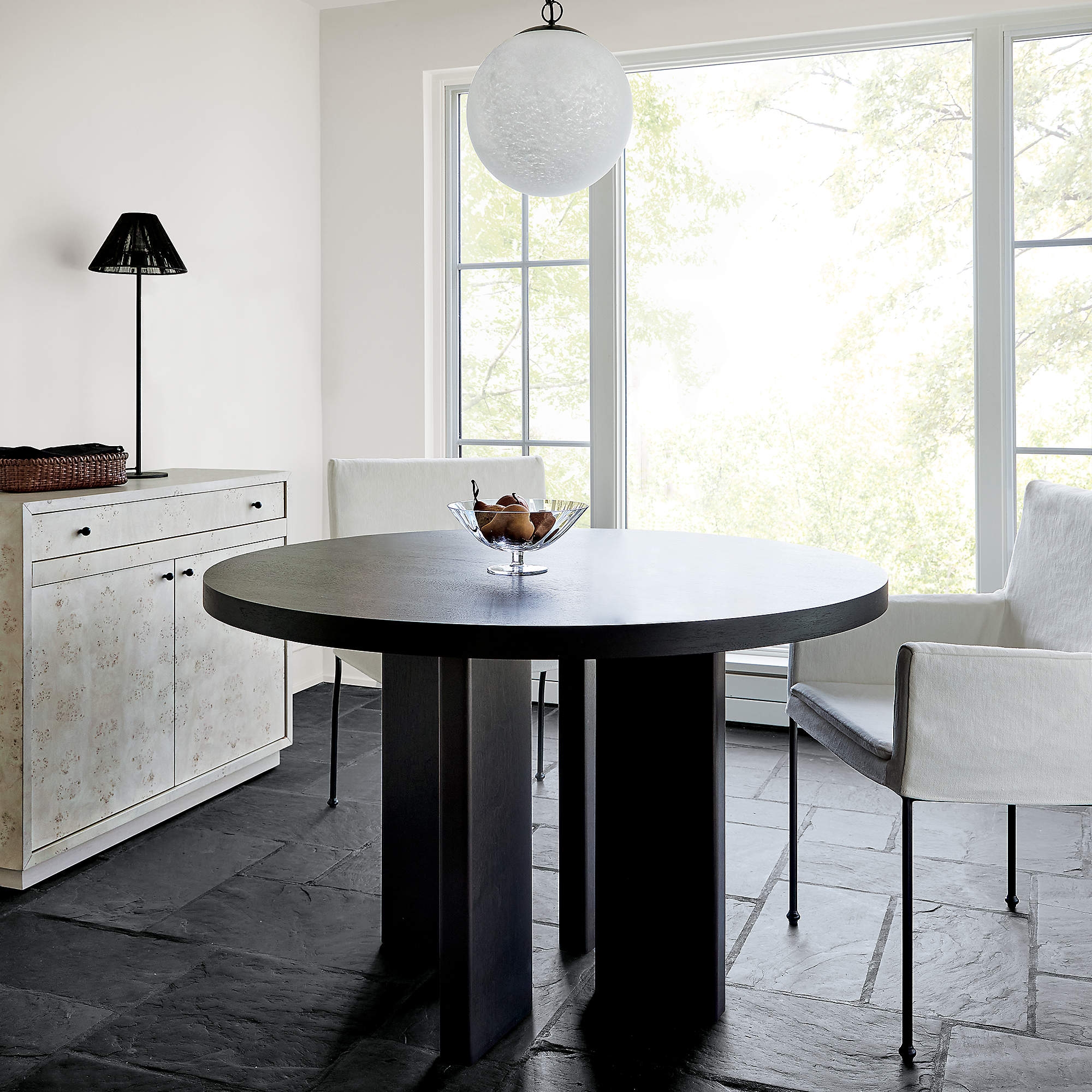 Shadow Blackened Wood Dining Table - Backorder: Late April - Image 6