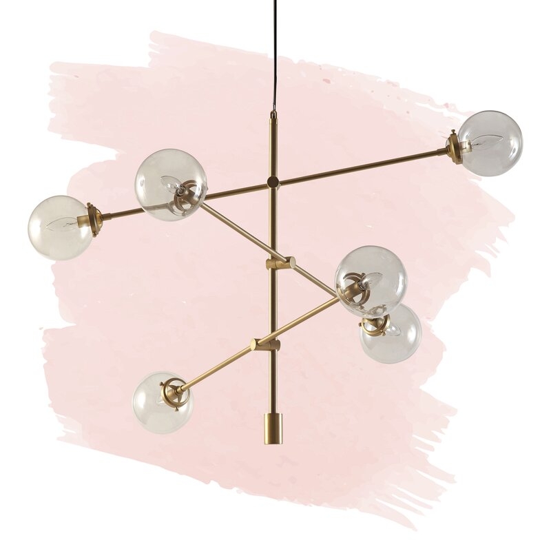 Bailey Antique 6-Light Sputnik Chandelier - Image 1
