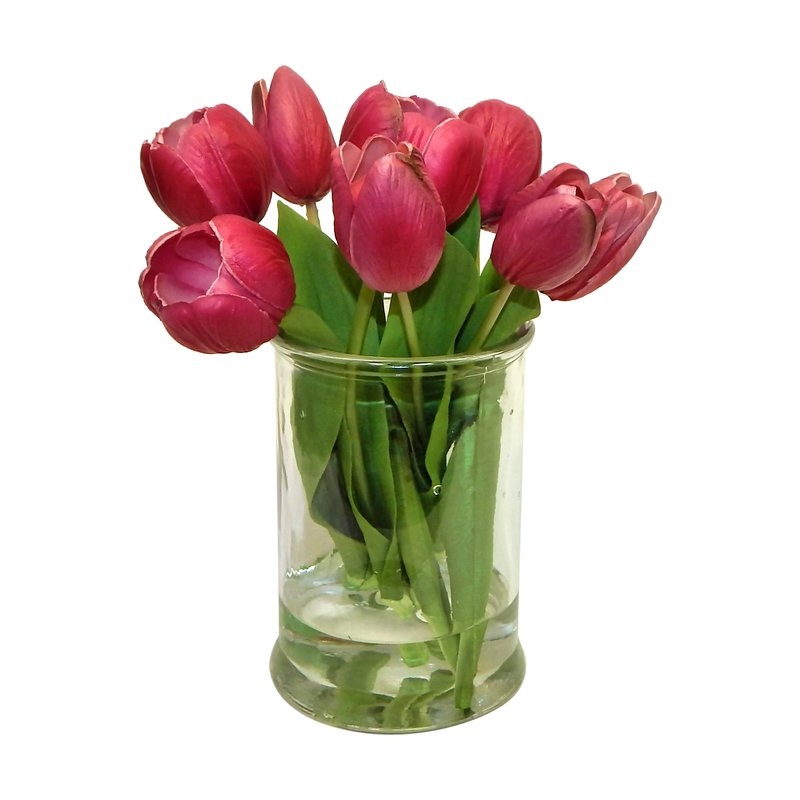 Real Touch Tulip Floral Arrangement - Image 0