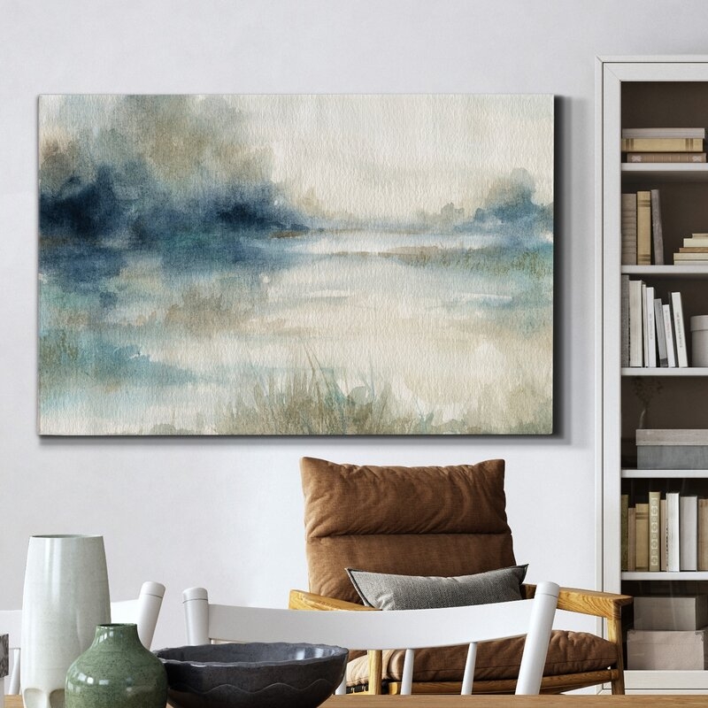 Still Evening Waters II - Wrapped Canvas Print - Image 1