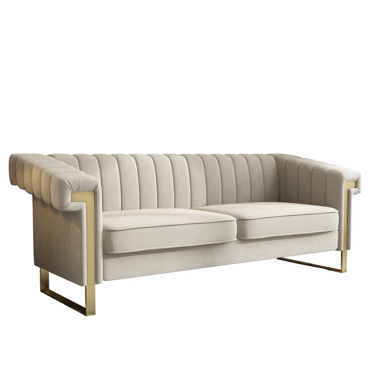 Hildi 83.86'' Upholstered Sofa - Image 1