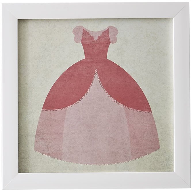 Seaham Gown Princess in Pink Framed Art - Image 0