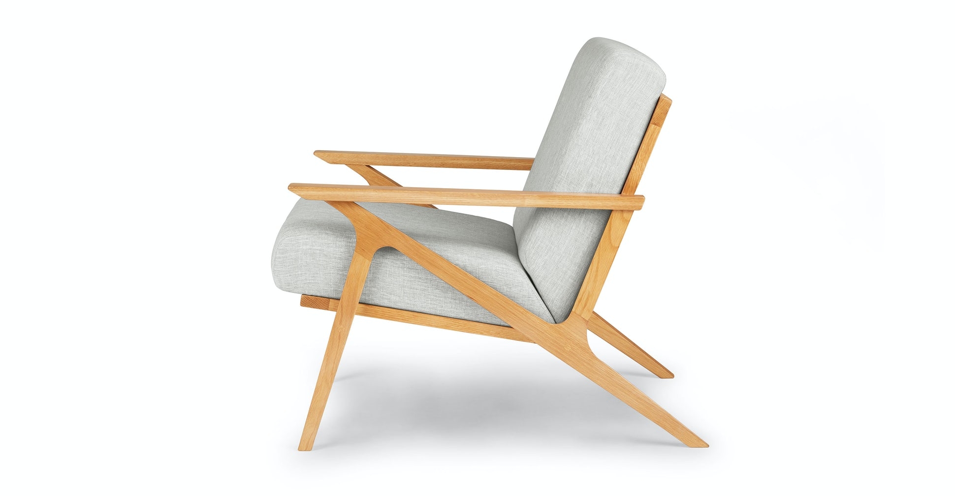 Otio Mist Gray Oak Lounge Chair - Image 3