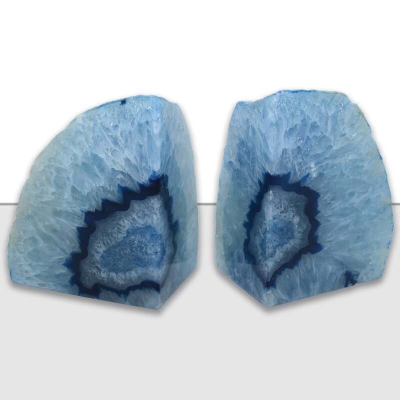 Agate Non-skid Bookends (Set of 2) - Image 0