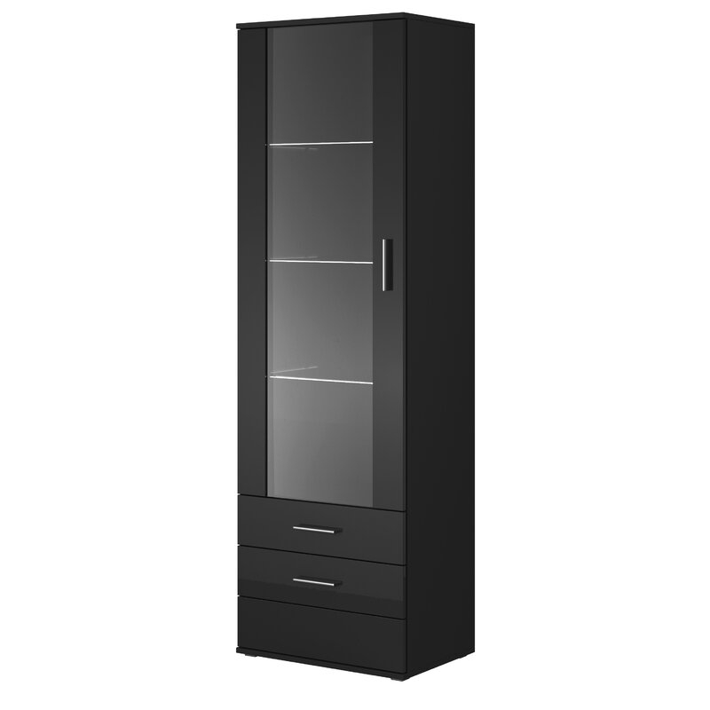 Sabala S1 1D3s Modular 1 Door Modern 24" Wide Bookcase - Image 0