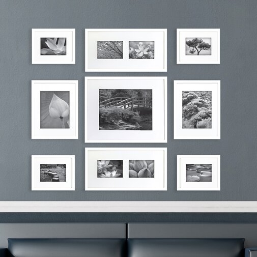 Gallery Perfect 9 Piece Picture Frame Set - Image 1