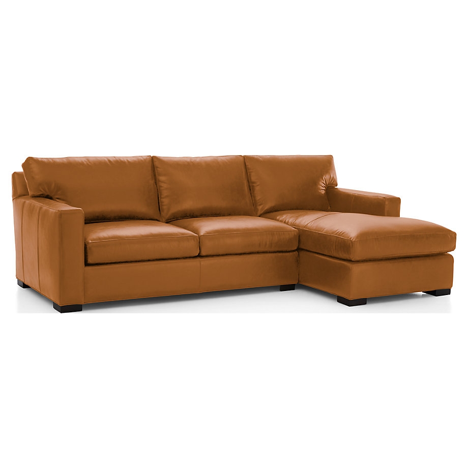 Axis Leather 2-Piece Sectional Sofa - Image 0