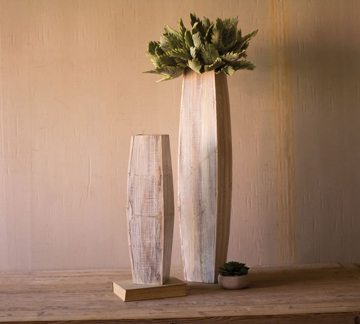 Tall Oblong Vase, set of 2 - Image 0
