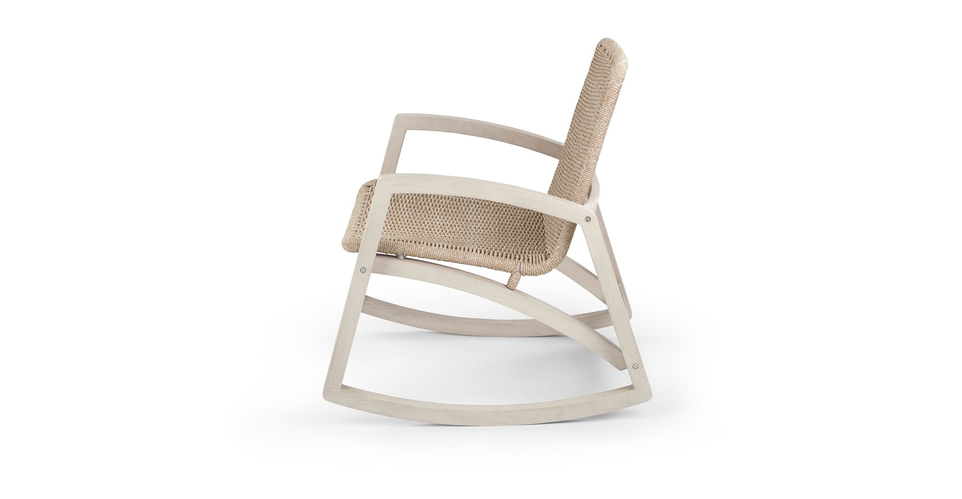 Lynea Brushed Taupe Rocking Chair - Image 2