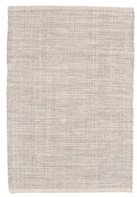 MARLED GREY WOVEN COTTON RUG - 9x12 - Image 0