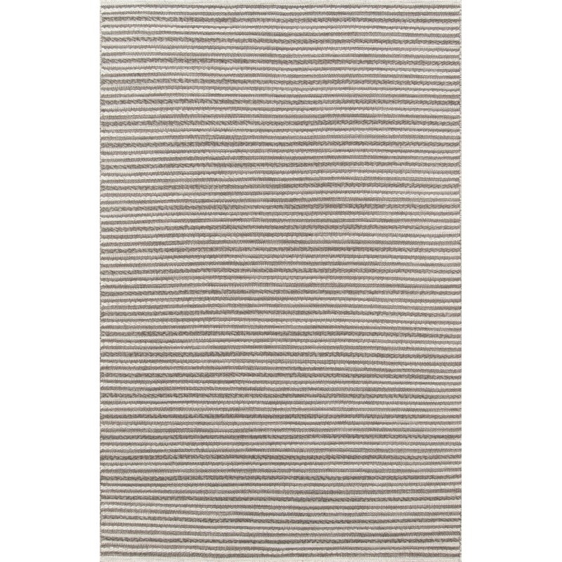 Desouza Hand-Woven Wool Natural Area Rug - Image 0