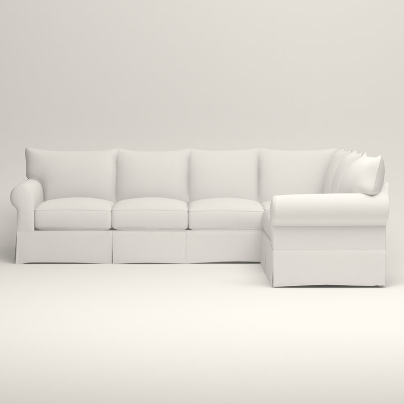 Jameson Slipcovered L-Shaped Sectional - Right Facing - Classic Bleach White - Image 2