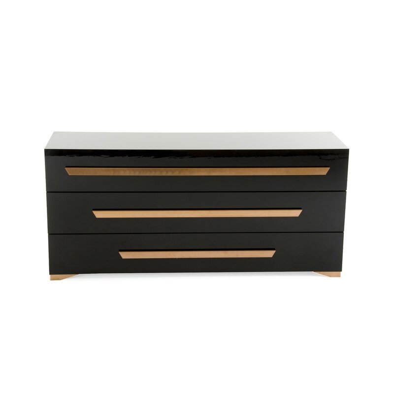 Ertha 3 Drawer Dresser - Image 0