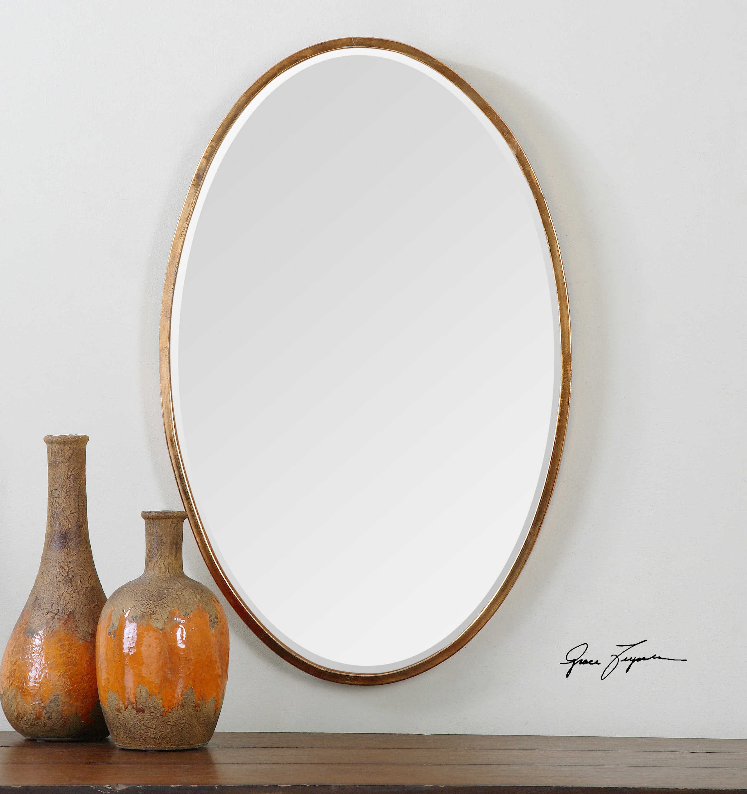 Herleva Oval Mirror - Image 0