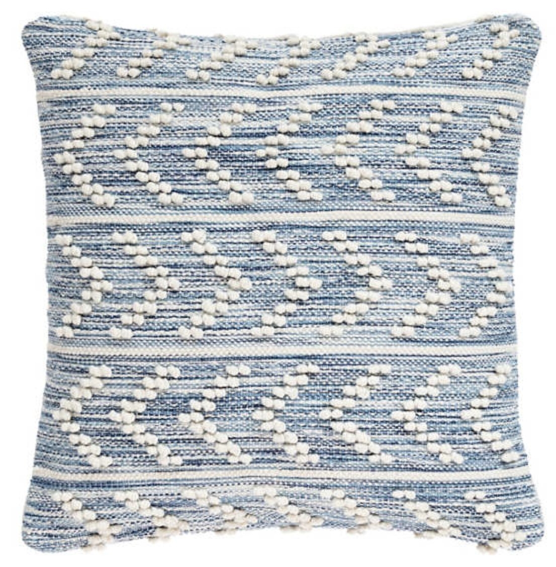 HOBNAIL HERRINGBONE INDOOR/OUTDOOR DECORATIVE PILLOW - Image 0