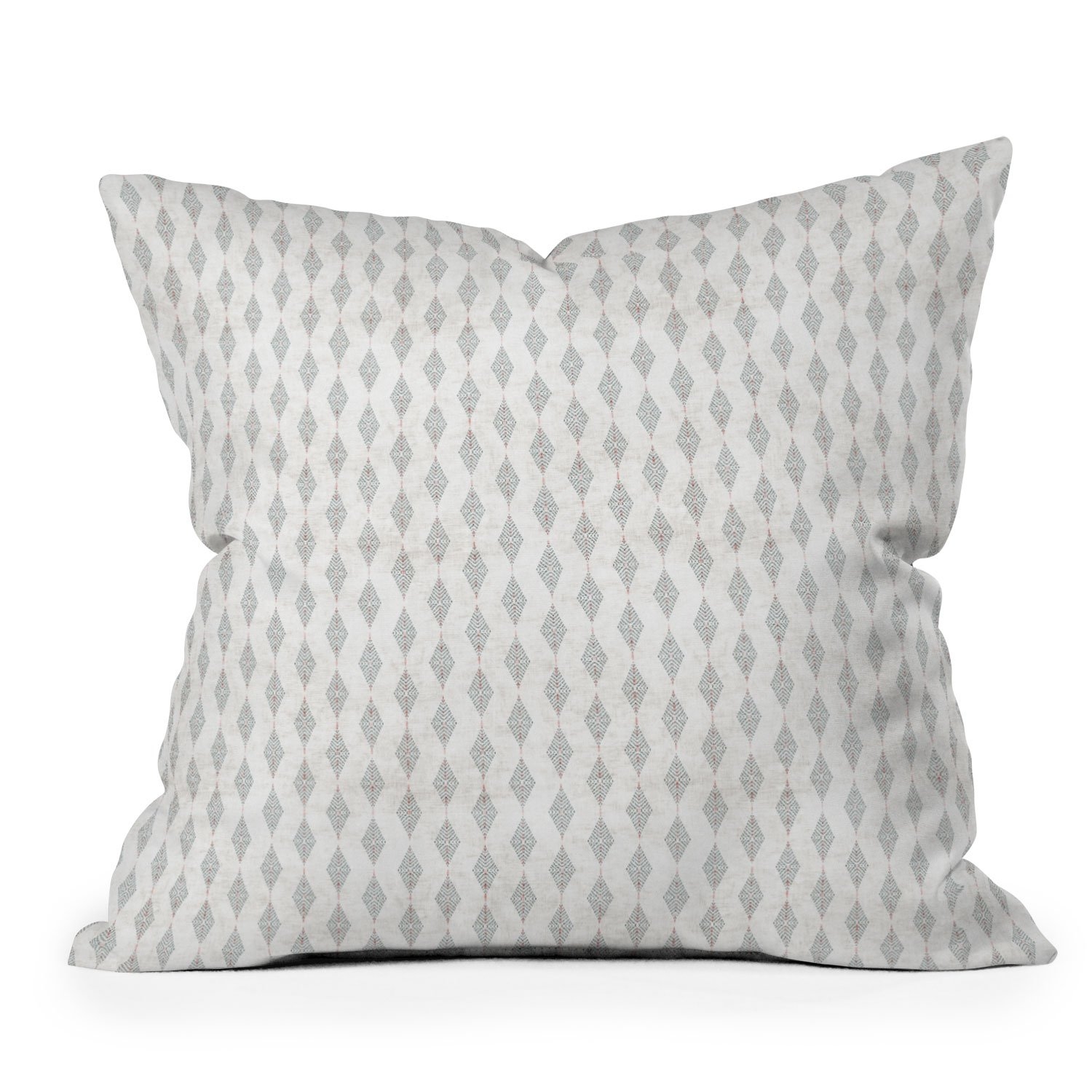 BOHO DIAMOND Throw Pillow with insert 18x18 (with insert) - Image 0