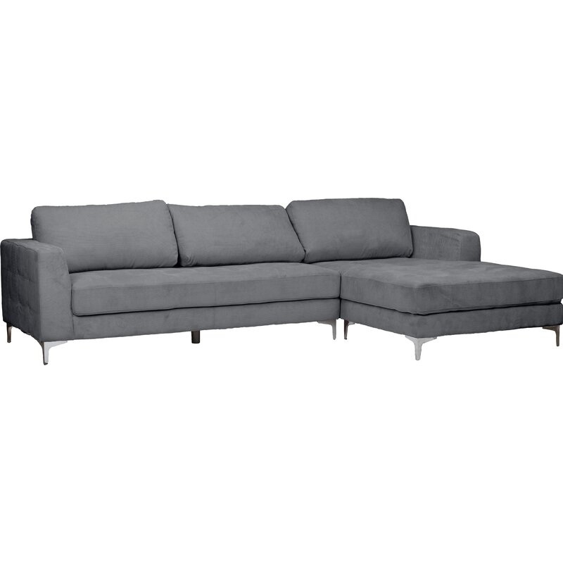Baxton Studio Right Hand Facing Sectional See More from Orren Ellis Shop - Image 0