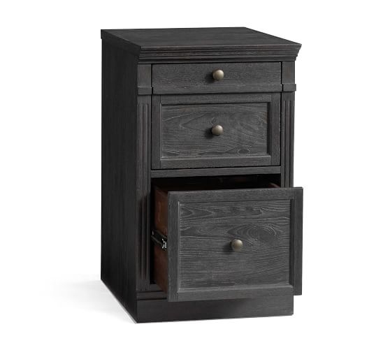 Livingston Single 2-Drawer Lateral File Cabinet, Brown Wash - Image 2