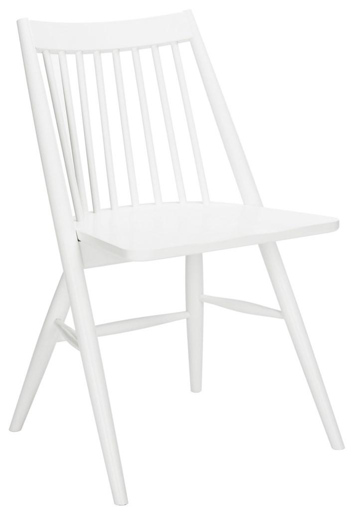 Wren 19" Spindle Dining Chair, White, Set of 2 - Image 4