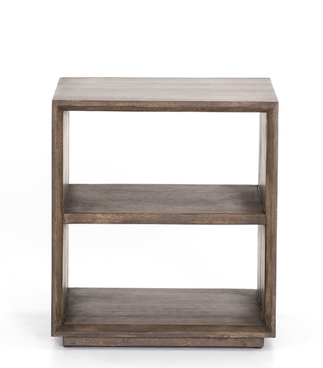 ALEGRA END TABLE, RECLAIMED BROWN - Image 0