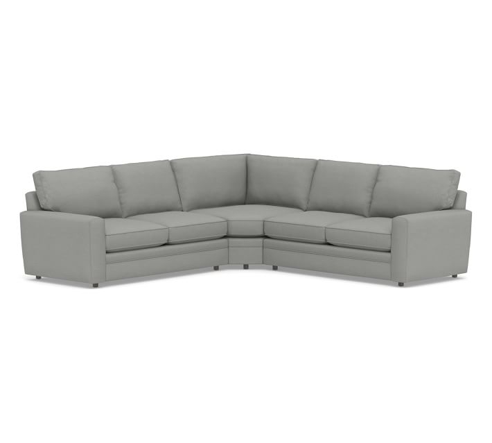 Pearce Square Arm Upholstered 3-Piece L-Sectional with Wedge - Image 0