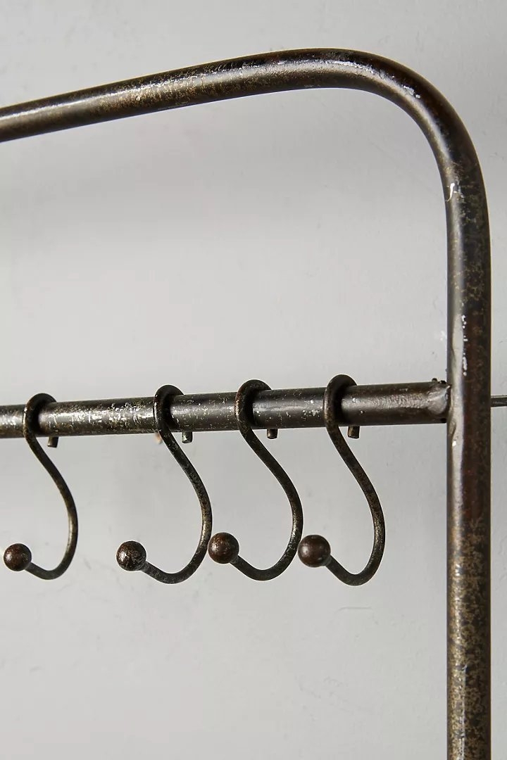 Iron Entryway Shelf Set By Anthropologie in Grey - Image 1