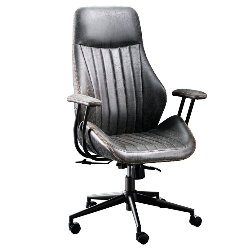 Albaugh Suede Executive Chair - Image 0
