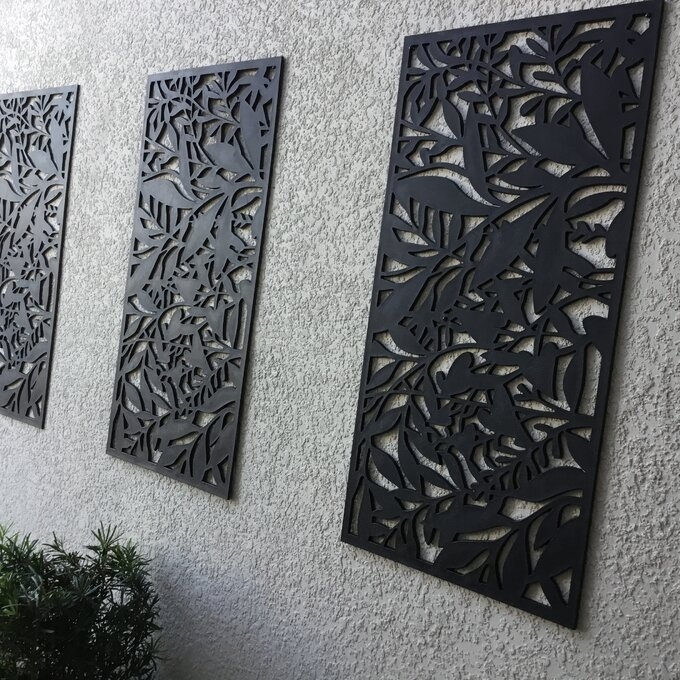 Recycled Plastic Hinterland outdoor wall art - Image 3