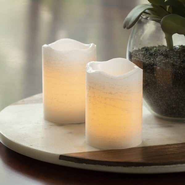 Vanilla Scented Flameless Candle Set - Image 1