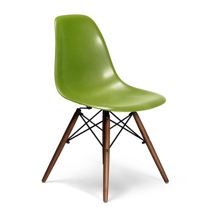 Corby Solid Wood Dining Chair, green - Image 1