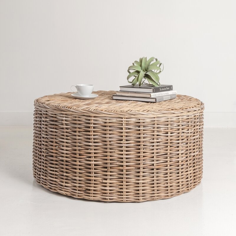 Vitiello Rattan Coffee Table - Image 2