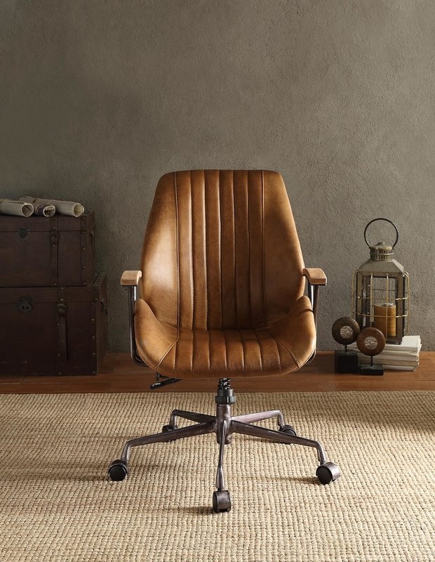 Kirbyville Genuine Leather Task Chair - Image 2