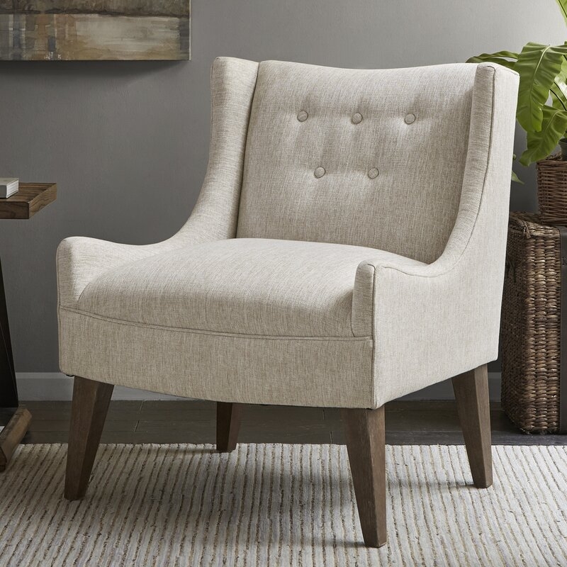Poff 27.5'' Wide Tufted Armchair - Image 1