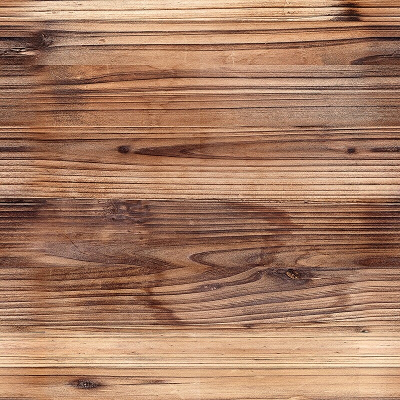 Locke Wood Imitation Removable Peel and Stick Wallpaper Panel - Image 0