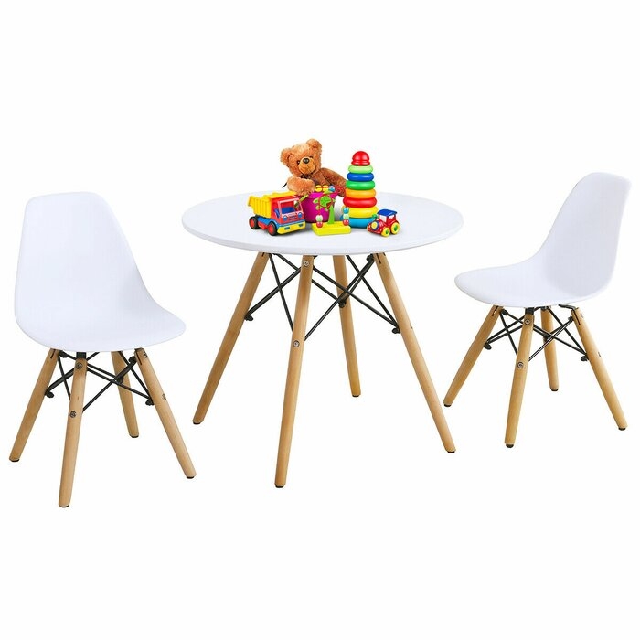 Eyler Kids 3 Piece Writing Table and Chair Set - Image 0