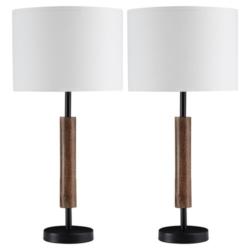 Bittinger Wood 26.5" Table Lamp Set of 2 - Image 1