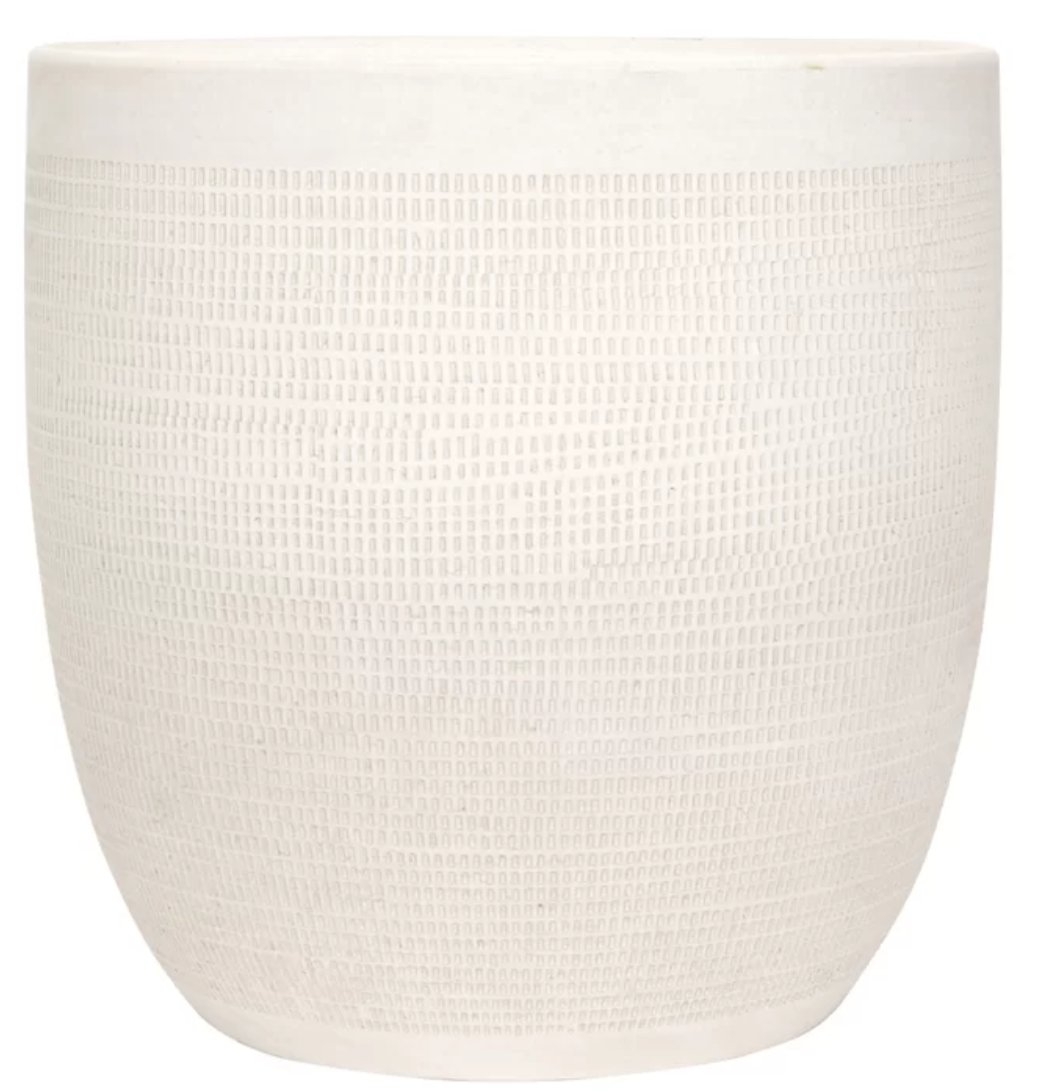 Keech Large Embossed Ceramic Pot Planter - Image 0