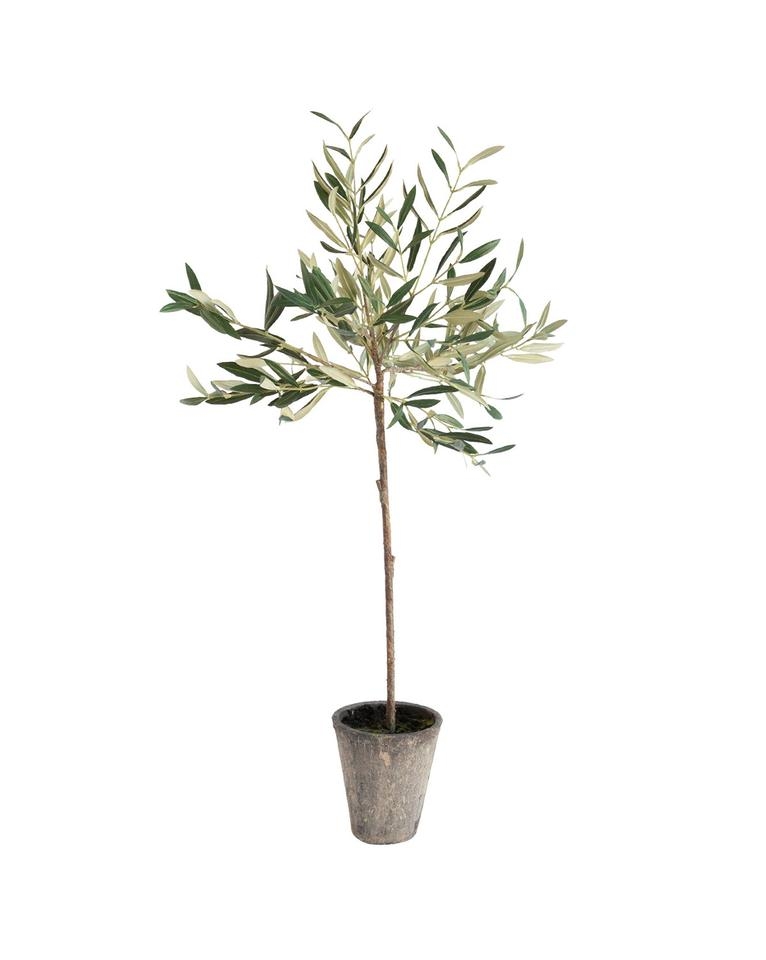 FAUX POTTED OLIVE TREE, 30" - Image 0