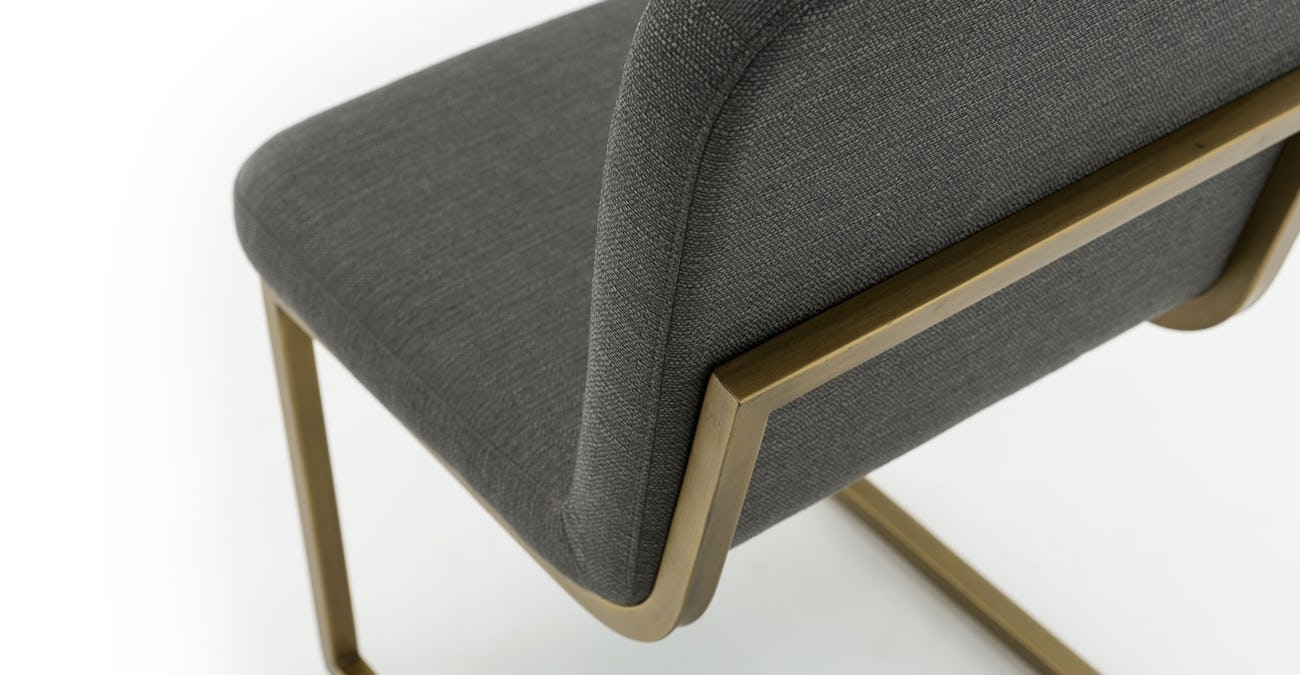 Alchemy Cinder Gray Dining Chair - Image 3