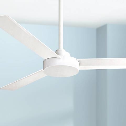 52" Minka Aire Roto Flat White Ceiling Fan - Image 0