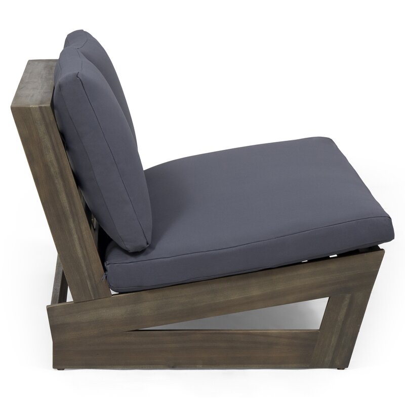 43'' Wide Outdoor Loveseat with Cushions - Image 2