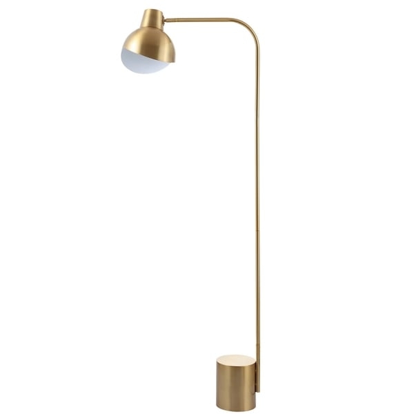 Violetta Floor Lamp - Brass Gold - Safavieh - Image 0