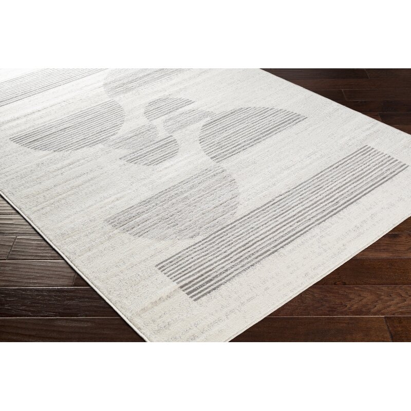 Oreilly Abstract Gray Area Rug - Image 5