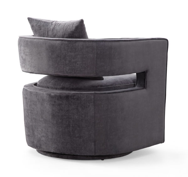 Daniela Morgan Swivel Chair, Gray, Restck in 2/21/23 - Image 2